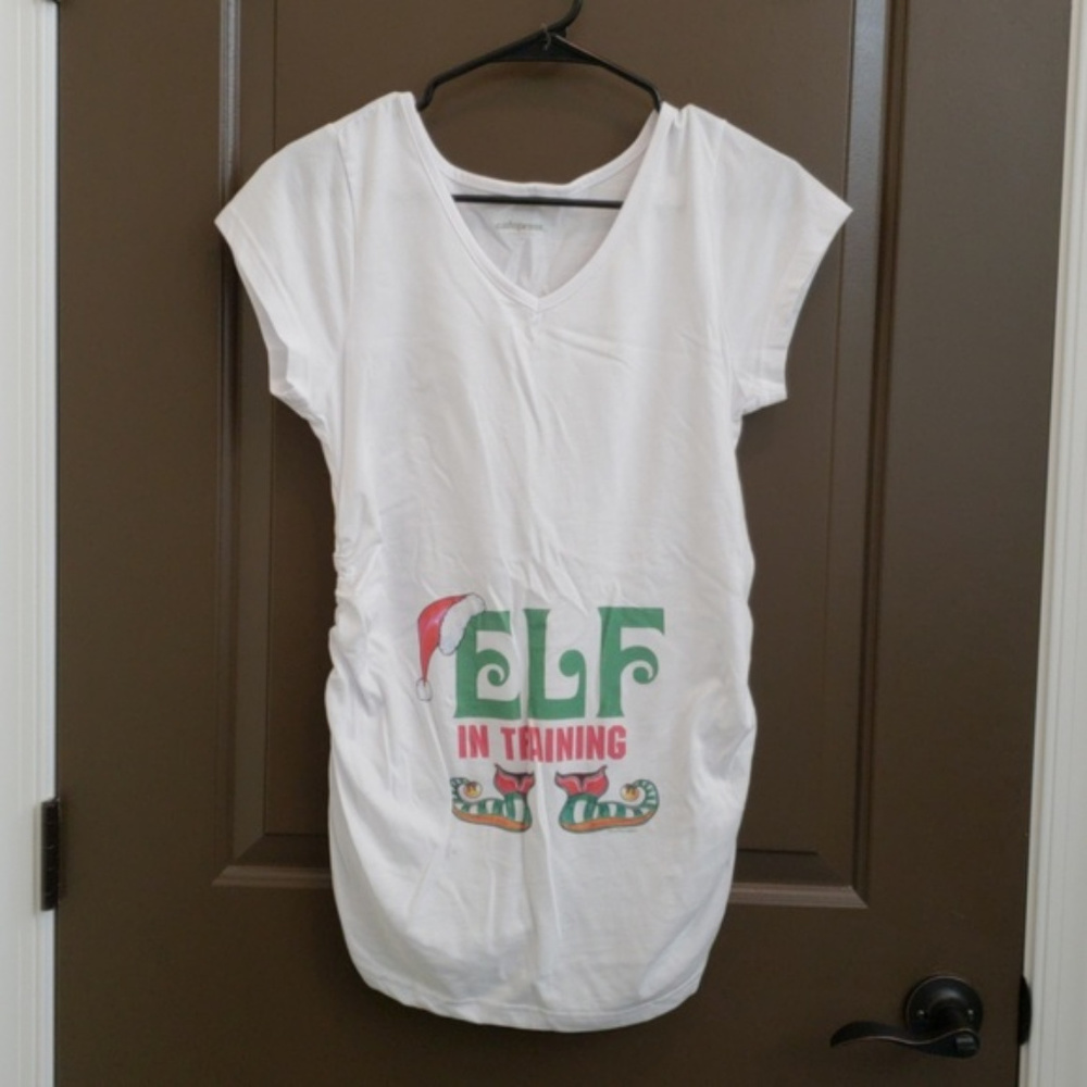 Maternity Christmas shirt - Maternity announcement